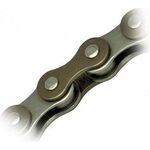 Цепь велосипедная KMC Z610H 1скоростная, 1/2"x3/32" 112 links Brown/Silver, Z610HBRGY112, изображение  - НаВелосипеде.рф