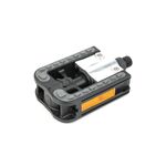 Педали AUTHOR APD-113 SIMPLEX, СКЛАДНЫЕ, алюминий/пластик, черно-серые, 8-34399092, изображение  - НаВелосипеде.рф