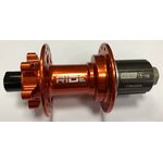 Велосипедная втулка RIDE Enduro, задняя, под кассету, 32h, оранжевый, RREAB3212X142OR, изображение  - НаВелосипеде.рф