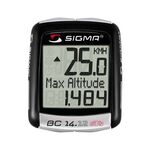 Велокомпьютер Sigma Sport BC 14.12 STS ALTI, 14 функций, беспроводной, черный, 04160, изображение  - НаВелосипеде.рф