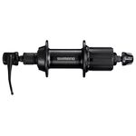 Велосипедная втулка SHIMANO TX500, задняя, под кассету, 32Н,  8/9 скоростей, гайки, чёрный, EFHTX5008EL, изображение  - НаВелосипеде.рф