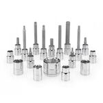 Набор головок и бит Park Tool SBS-1.2, квадрат 3/8", 18 штук, PTLSBS-1.2, изображение  - НаВелосипеде.рф