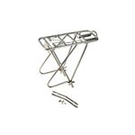 Багажник для велосипеда Vinca Sport алюминиевый, сварной, нерегулируемый, 26"-29" серый YL-LA 7010R silver, изображение  - НаВелосипеде.рф