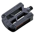 Педали Vinca Sport пластиковые, черные 95*70мм, MX-P612, изображение  - НаВелосипеде.рф