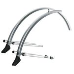 Крылья велосипедные SKS Coммuter ATB, 60 мм, 26", серебристый, 10958, изображение  - НаВелосипеде.рф