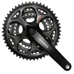 Система шатунов велосипедная Shimano Tourney A073, 170мм, 6-7-8 ск, 50X39X30T, EFCA073C090C, изображение  - НаВелосипеде.рф