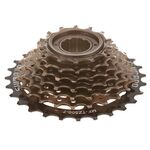 Кассета-трещотка SHIMANO 7 скоростей, TOURNEY, 7х14-28, HG/UG (аналог MF-TZ21), коричневый, 2-6005, изображение  - НаВелосипеде.рф