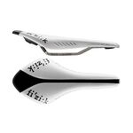 Седло велосипедное Fizik ARIONE CX MICROTEX WHITE GLOSSY BLACK, 7034SXSB29709, изображение  - НаВелосипеде.рф