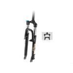 Вилка велосипедная ZOOM, MTB, 26", пружинная, шток 1-1/8", сталь, ход 80 мм, MASERA 389, изображение  - НаВелосипеде.рф