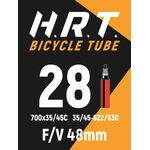 Камера велосипедная HORST, 28"х35/45 мм, Presta 48 мм, черный, 00-010048, изображение  - НаВелосипеде.рф