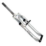 Вилка велосипедная амортизационная ZOOM  410E, МТВ; 24", пружина; шток 1-1/8", ход 40мм, 410E 24", изображение  - НаВелосипеде.рф