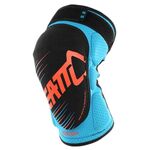 Наколенники подростковые Leatt 3DF 5.0 Knee Guard Junior, сине-оранжевый, 5016100901, изображение  - НаВелосипеде.рф