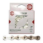 Цепь С11 CLARKS, 1/2"х11/128", хромированное покрытие, 11 скоростей, с замком, в коробке, 3-444, изображение  - НаВелосипеде.рф