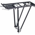 Велобагажник KAI WEI 26-28", алюминий, с пружиной, чёрный, KW-613, изображение  - НаВелосипеде.рф