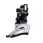 Переключатель передний Shimano Deore FD-M6025-D, direct mount, верхний хомут, 2X10, IFDM6025D6, изображение  - НаВелосипеде.рф