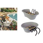 Велокорзина BELLELLI PLUTO, для перевозки собаки/кошки, передняя, с креплением Handlefix, 01KIT0028CS, изображение  - НаВелосипеде.рф