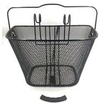 Велокорзина VENTURA, на руль, черная, 00-180470, изображение  - НаВелосипеде.рф