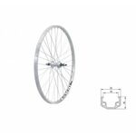 Колесо заднее KELLY'S KLS EVENT, 26", одинарный обод 559х19, 36Н, под 7 скоростей, на гайках, серебристое, ZKE18526, изображение  - НаВелосипеде.рф