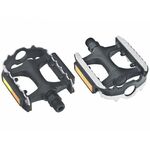 Педали COMBI, MTB/Cross/Trekking/City, пластик с металлическими вкладками, 101х82мм, ZKE78626, изображение  - НаВелосипеде.рф