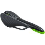 Седло KELLYS FLUO спортивное для ежедневных тренировок, 270х125мм, зелёное, ZKE18534, изображение  - НаВелосипеде.рф