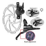 Тормоз дисковый гидравлический TEKTRO GEMINI (HD-M500) передний, г/л 750мм, HDM500-F-IS, изображение  - НаВелосипеде.рф