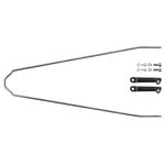 U-стойки велосипедные SKS, для VELO 65 MOUNTAIN, на заднее колесо, 11251, изображение  - НаВелосипеде.рф