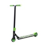 Самокат трюковый SUB ROCK 100, усиленная рулевая, колеса 100 мм, герметичные подшипники, черно-зеленый, 00-180051, изображение  - НаВелосипеде.рф