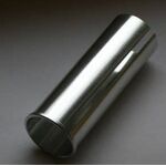 Адаптер для подседельного штыря M-Wave, алюминиевый. серебристый  27,2/30,0х80мм, 5-259955, изображение  - НаВелосипеде.рф