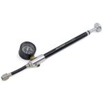 Насос AUTHOR для аммортизирующей вилки A-01S с манометром алюминий/Cr-Mo черный, 8-18161001, изображение  - НаВелосипеде.рф