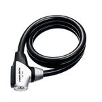 Велосипедный замок TRELOCK KS 340, тросовый, на ключ, 14 х 1000 мм, черный, 8002067, изображение  - НаВелосипеде.рф