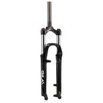 Вилка велосипедная RST GILA Т, 27,5"х28,6, пружинно эластомерная, 100 мм, V+D, черная, 1-0197, изображение  - НаВелосипеде.рф