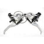 Шифтер с тормозной ручкой Shimano Tourney EF51, комплект, 3x7 скорости, трос+оплетка, серебристый, ESTEF51P7AS, изображение  - НаВелосипеде.рф