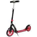 Самокат для взрослых Vinca Sport MARSO, складной, черно-красный, VSP 12 MARSO, изображение  - НаВелосипеде.рф