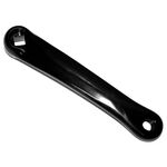 Шатун левый, 170мм, алюминиевый, под "ромб", систем SUNTOUR и др., черный, 00-170670, изображение  - НаВелосипеде.рф