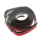 Оплётка на руль VELO VLT-007, полиуретан, динна 2м, ширина 3см, черно-красная, VLT-007 Black/RED, изображение  - НаВелосипеде.рф