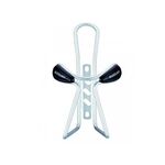 Флягодержатель велосипедный MASSLOAD, дуги D:5мм, алюминий, вес 53г, серебристый, CL-037C, изображение  - НаВелосипеде.рф