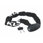 Велосипедный замок KELLYS CHAINLOCK 8, цепь, на ключ, тканевая-оболочка, 8 мм, сталь, KLS Chainlock 8, Ø 8mm, изображение  - НаВелосипеде.рф