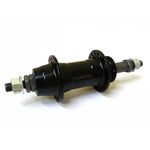 Велосипедная втулка SHUNFENG, передняя, 36H, на гайках, чёрная, SF-A201F, изображение  - НаВелосипеде.рф