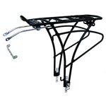 Велобагажник M-Wave 24-28" для переметной сумки сварной регулируемый черный, 5-440195, изображение  - НаВелосипеде.рф
