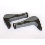 Ручки-рога(мини) для велосипеда CLARK`S резина 2-х комп.+гель 138мм эргон. ce-205 2 фикс. 3-330 , изображение  - НаВелосипеде.рф