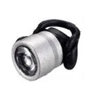 Велофонарь передний D-LIGHT CG-212W 1диод Li-Ion АКБ USB-зарядка+кабель белый корпус 6-6541111, изображение  - НаВелосипеде.рф