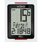 Велокомпьютер VDO M1.1 NEW 5 функций, проводной, черно-белый,  4-30010 , изображение  - НаВелосипеде.рф