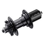 Втулка Bitex, MTB, задняя, под эксцентриковый зажим M10, ширина 135 мм, 32 спицы, 6 болтов, BX207R32H-M10-135BK_ShST, изображение  - НаВелосипеде.рф