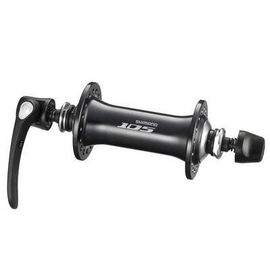 Велосипедная втулка Shimano 105, передняя, 32 отверстия, QR, EHB5700BL, изображение  - НаВелосипеде.рф