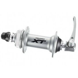 Велосипедная втулка Shimano XT M785, передняя, 32 отверстия, QR, серебристая, EHBM785BSP, изображение  - НаВелосипеде.рф