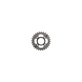 Звезда передняя SHIMANO для FC-M411, 28T, серебристого цвета, с защитой от соскакивания Y1GL98090, изображение  - НаВелосипеде.рф