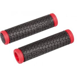 Грипсы велосипедные PRO Arrow, 30x125мм, (черно/красные, PRGP0012), изображение  - НаВелосипеде.рф