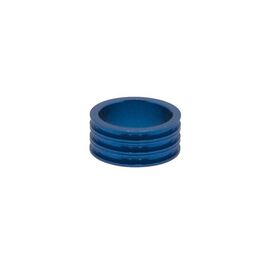 Кольцо проставочное NECO, 1-1/8"х15мм, синее, алюминий, ALLOY SPACER-R 1-1/8", изображение  - НаВелосипеде.рф