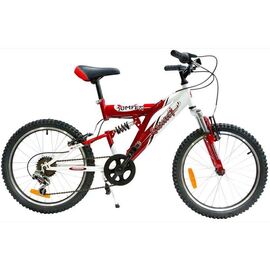 Детский велосипед Gravity JUMPER 20" 2015, Вариант УТ-00020795: Возраст 6 - 9 лет, рост до 135 см, красный/белый, изображение  - НаВелосипеде.рф