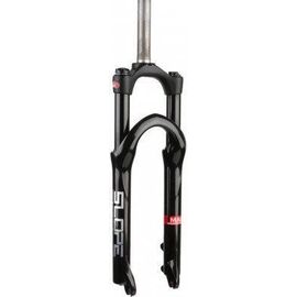 Вилка велосипедная RST, 26"х28,6, воздушно-масляная, ось 15 мм, D, черная, 1-0082, изображение  - НаВелосипеде.рф